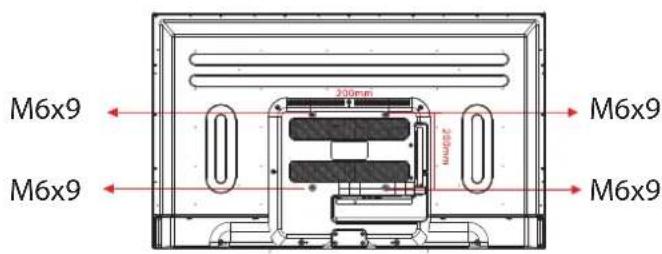 HAIER LET46C800HF - DIRECTIVES D'INSTALLATION DU SUPPORT MURAL - 2