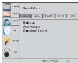 HAIER LET46C800HF - Menu Audio - 1