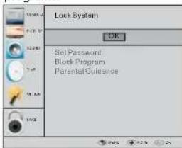 HAIER LET46C800HF - LOCK MENU - 1