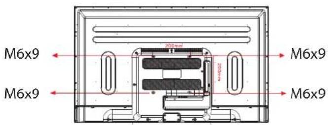 HAIER LET46C800HF - WALL MOUNTING INSTALLATION GUIDELINES - 4
