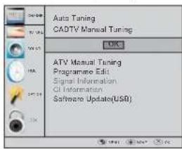HAIER LET46C800HF - 2.1) DTV handmatig afstemmen (DVB-T) - 3