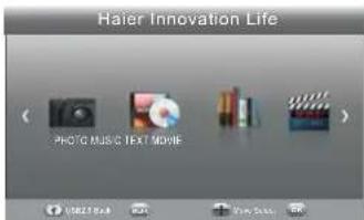 HAIER LET46C800HF - USB-speler - 1