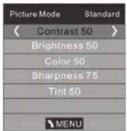 HAIER LET24T1000HF - PICTURE MENU (Menu Image) - 2