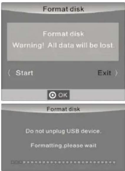 HAIER LET24T1000HF - Formatteren: - 2