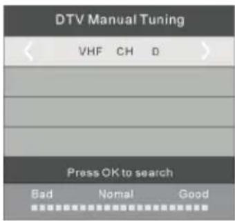 HAIER LET24T1000HF - DTV handmatig afstemmen (DVB-T) - 2