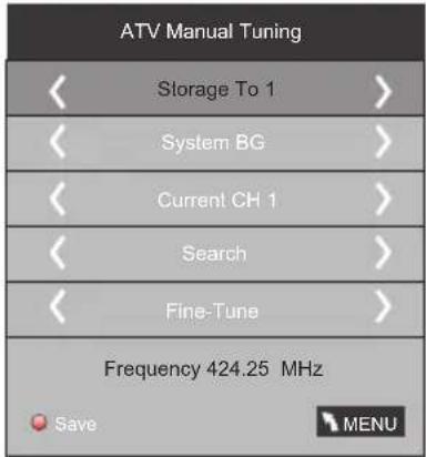 HAIER LET24T1000HF - ATV Manual tuning : - 1