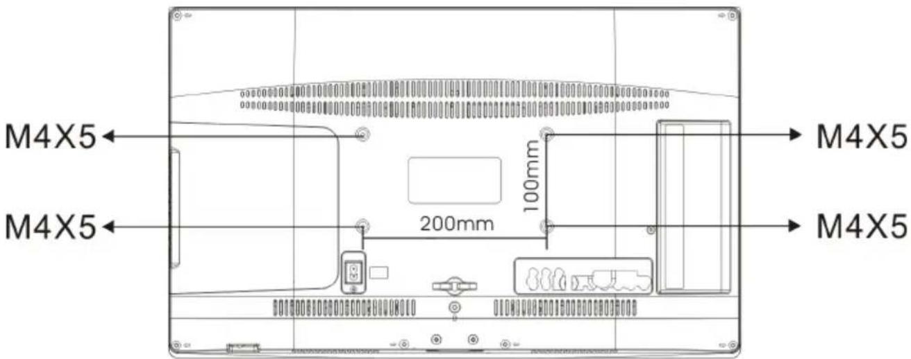 HAIER LET24T1000HF - RICHTLIJNEN VOOR MONTEREN AAN EEN MUUR - 4