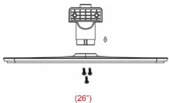 HAIER LET24T1000HF - Montageanleitung für Standfuß - 2