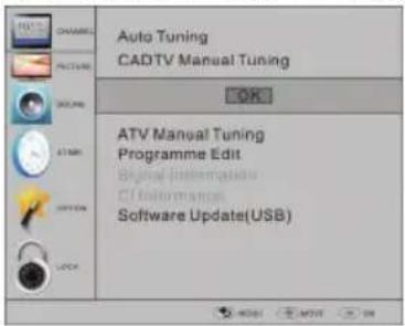 HAIER LET24T1000HF - 2 Sintonización manual de DTV (DVB-C) - 1