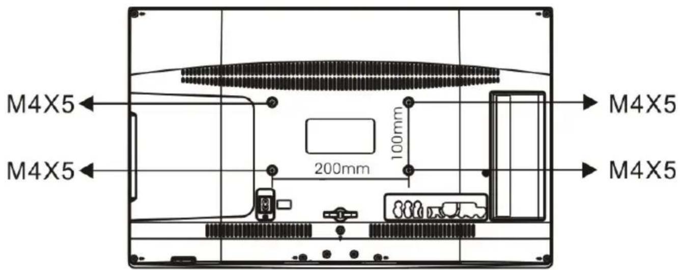 HAIER LET24T1000HF - DIRECTIVES D'INSTALLATION DU SUPPORT MURAL - 4