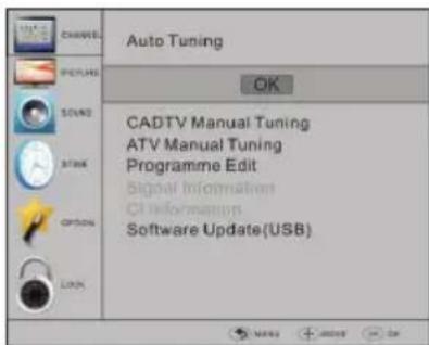 HAIER LET24T1000HF - Automatisches Einregeln (DVB-C) - 1