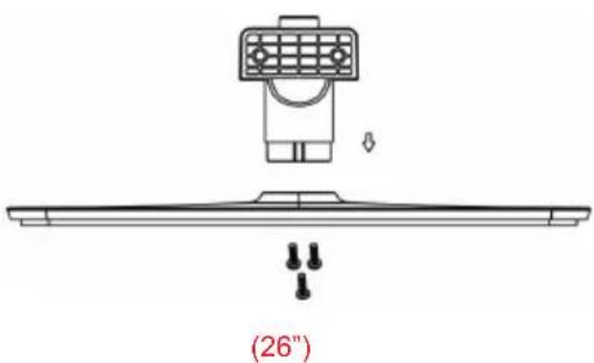 HAIER LET24T1000HF - Instructions pour l'assemblage du support - 2