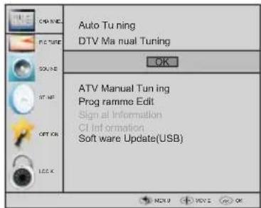 HAIER LET24T1000HF - 1 DTV Manual Tuning (DVB-T) - 1