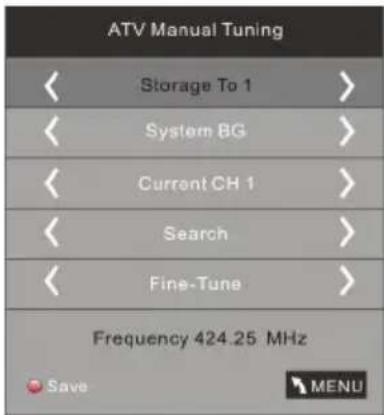 HAIER LET24T1000HF - 3). ATV handmatig afstemmen: - 1