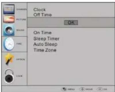 HAIER LET24T1000HF - MENÚ DE HORA - 1