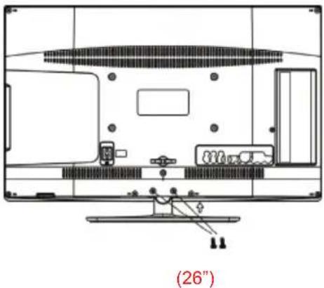 HAIER LET24T1000HF - Montagewijze van het voetstuk - 4