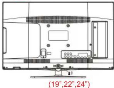 HAIER LET24T1000HF - Montagewijze van het voetstuk - 3