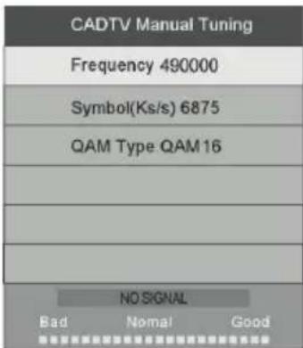 HAIER LET24T1000HF - Recherche manuelle DTV (DVB-C) - 2