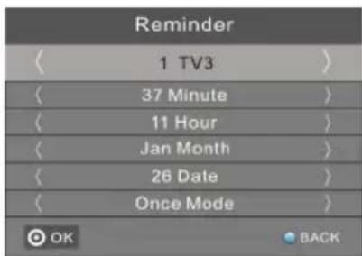 HAIER LET24T1000HF - Remind (promemoria) - 1