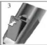 HAIER LET24T1000HF - Inserte las baterías en el mando a distancia - 3