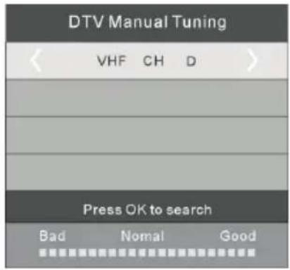 HAIER LET24T1000HF - Sintonizzazione manuale DTV (DVB-T) - 2