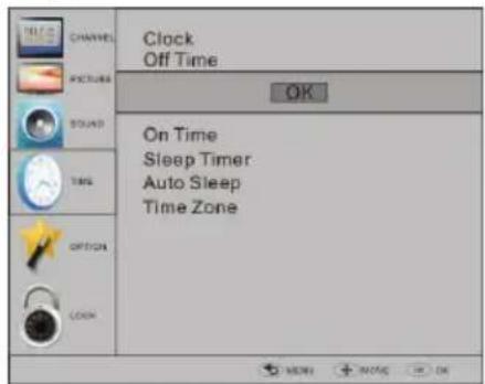 HAIER LET24T1000HF - TIME MENU (menù orario) - 1