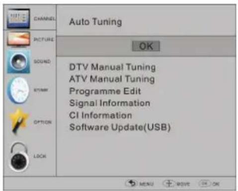 HAIER LET24T1000HF - Recherche automatique (DVB-T) - 1