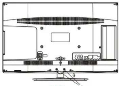 HAIER LET24T1000HF - Instrucción sobre el montaje del soporte base - 4