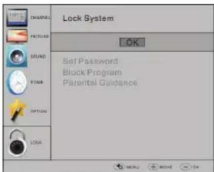 HAIER LET19T1000H - LOCK MENU (menu blocco) - 1