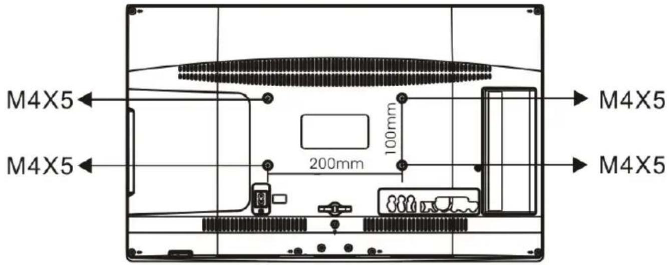 HAIER LET19T1000H - DIRECTIVES D'INSTALLATION DU SUPPORT MURAL - 8