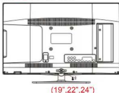 HAIER LET19T1000H - Montagewijze van het voetstuk - 3