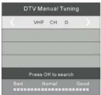 HAIER LET19T1000H - Manuelles Einregeln (DVB-T) - 2