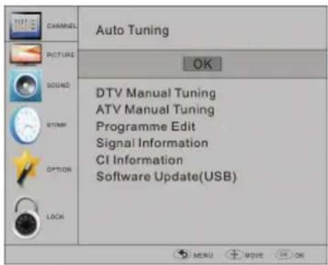HAIER LET19T1000H - Recherche automatique (DVB-T) - 1