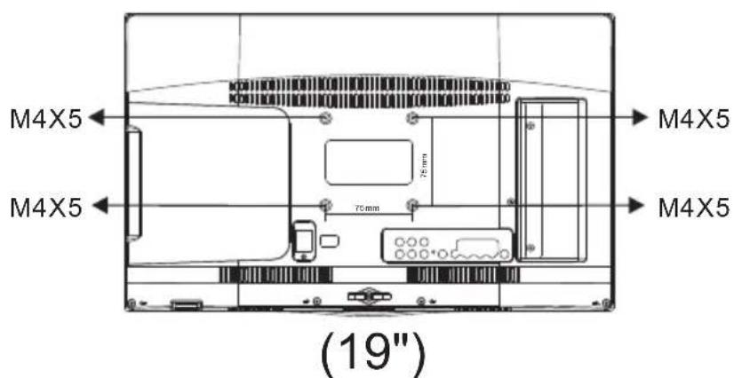 HAIER LET19T1000H - WALL MOUNTING INSTALLATION GUIDELINES - 3
