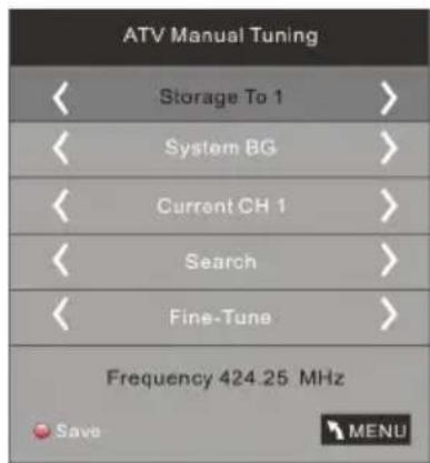 HAIER LET19T1000H - 3). ATV handmatig afstemmen: - 1