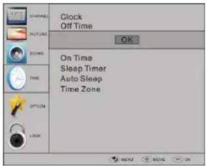 HAIER LET19T1000H - TIME MENU (Menu Temps) - 1