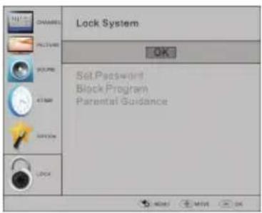 HAIER LET19T1000H - MENU DE BLOQUEO - 1