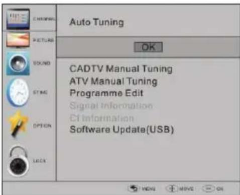 HAIER LET19T1000H - Automatisch afstemmen (DVB-C) - 1