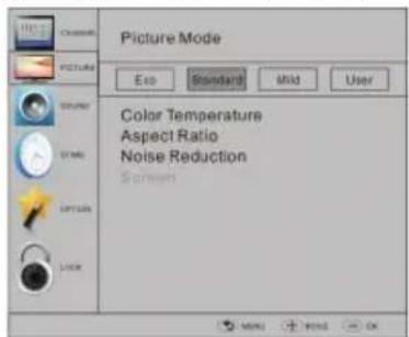 HAIER LET19T1000H - BILDMENU - 1