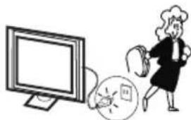 HAIER LET19T1000H - Caution - 2