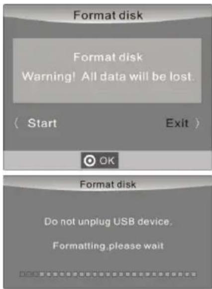 HAIER LET19T1000H - Formatteren: - 3