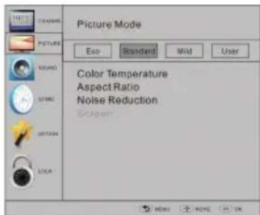 HAIER LET19T1000H - 2.PICTURE MENU (menu imagini) - 1