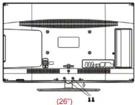 HAIER LET19T1000H - Instruccion sobre el montaje del soporte base - 4