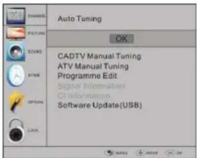 HAIER LET19T1000H - Automatisches Einregeln (DVB-C) - 1