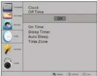 HAIER LET19T1000H - MENU DE HORA - 1