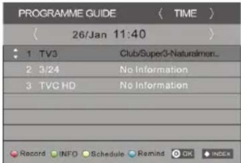 HAIER LET19T1000H - EPG-Menu (Elektronische Programmzeitschrift) - 1