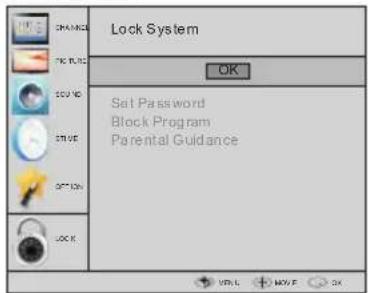 HAIER LET19T1000H - LOCK MENU - 1