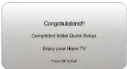 HAIER LET19T1000H - Channel Tuning - 1