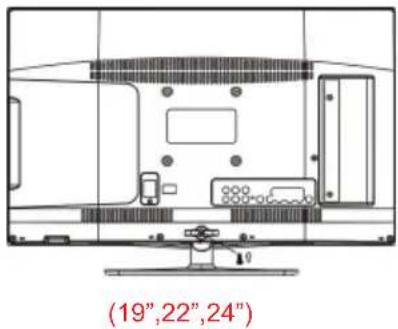 HAIER LET19T1000H - Instruccion sobre el montaje del soporte base - 3