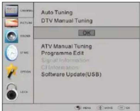HAIER LET19T1000H - Sintonizzazione manuale DTV (DVB-T) - 1